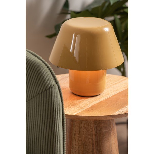 Okrovožltá stolová lampa (výška  19 cm) Afan  – Leitmotiv-image-1