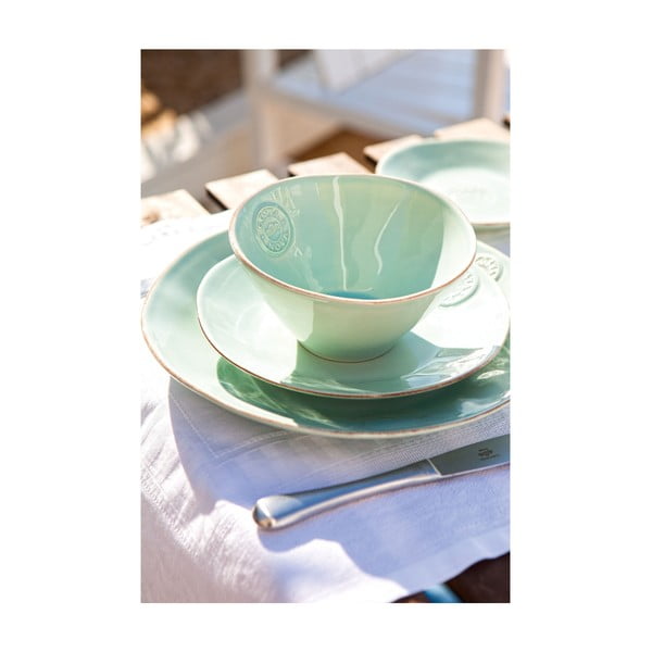 Tyrkysovomodrý kameninový dezertný tanier Costa Nova Nova, ⌀ 21 cm-image-1