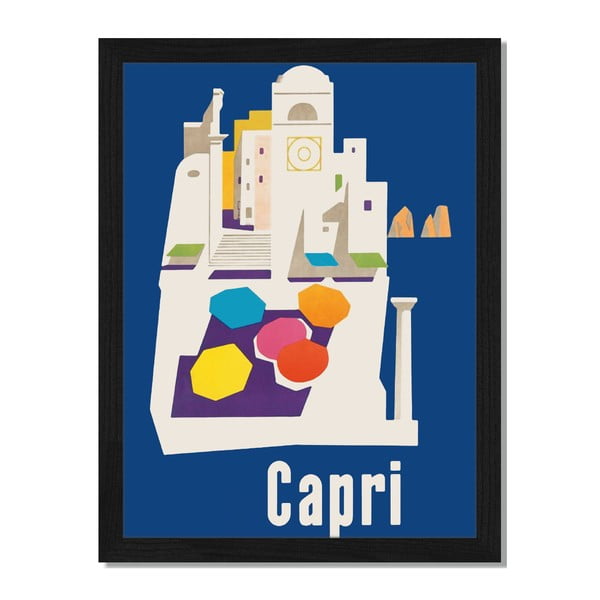 Obraz v ráme Liv Corday Provence Capri Archi, 30 x 40 cm