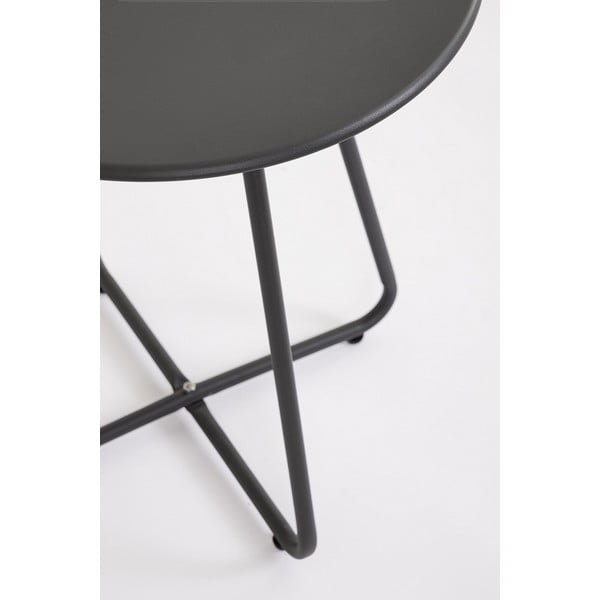 Oceľový okrúhly záhradný stolík ø 45 cm Jable   – Bizzotto-image-2