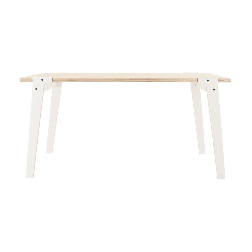 Biely jedálenský/pracovný stôl rform Switch, doska 150 × 75 cm