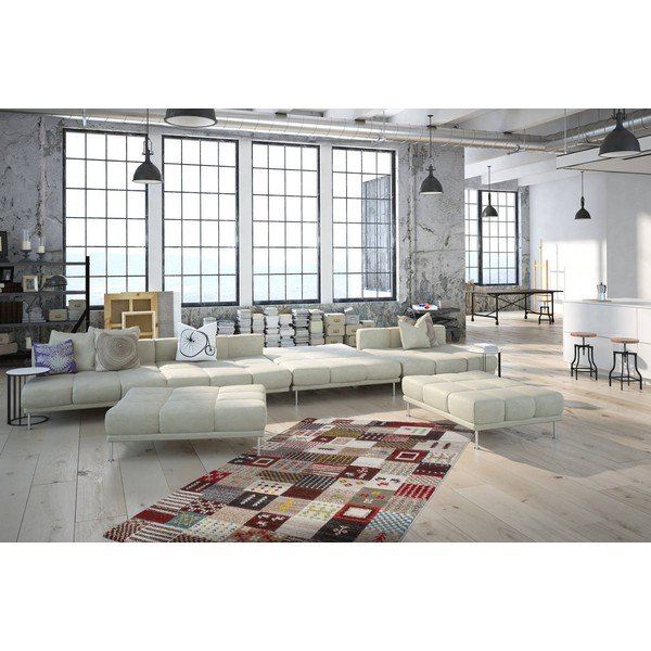Koberec Patchwork Beige, 120 x 170 cm-image-3