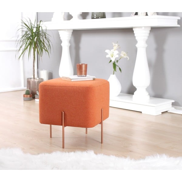 Oranžový taburet Copper – Artie-image-2