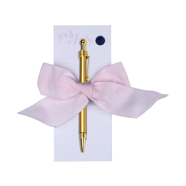 Bloček na poznámky s perom Tri-Coastal Design Rosé-image-1