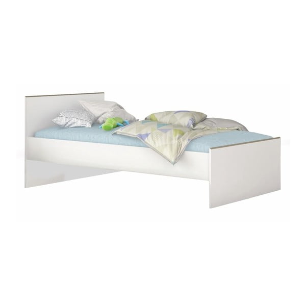 Biela posteľ Demeyere Kobe, 90 × 200 cm