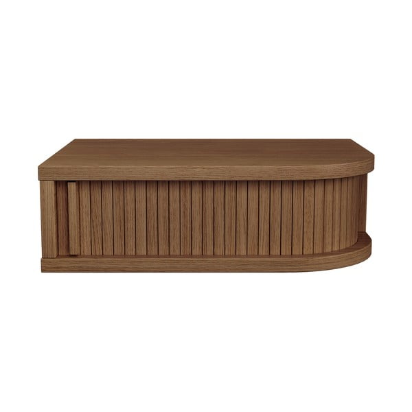 Hnedý nočný stolík v dekore orecha Farsta – Woodman-image-3