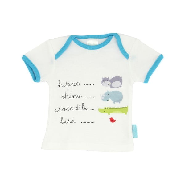 Detské tričko Hippo s krátkym rukrukávomvem, veľ. 6 až 9 mesiacov