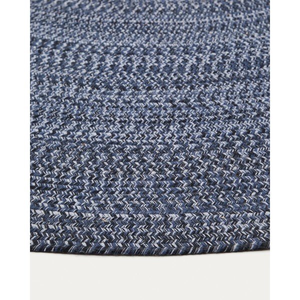 Tmavomodrý vonkajší koberec z recyklovaných vlákien 200x300 cm Sadent – Kave Home-image-4