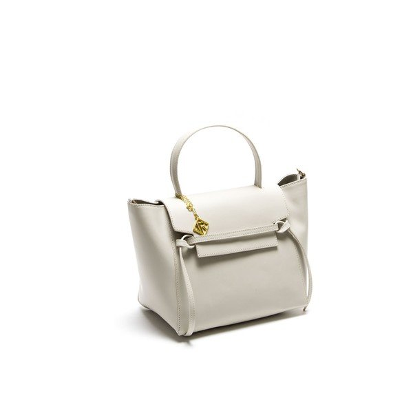 Kožená kabelka Tote 394 Beige-image-2