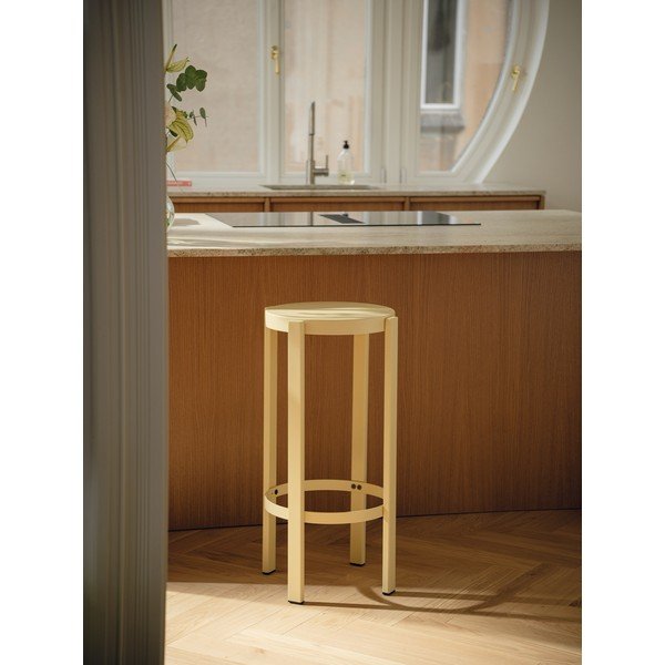 Čierna oceľová barová stolička (výška sedadla 75 cm) Doon – noo.ma-image-4