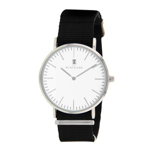 Bielo-čierne dámske hodinky Black Oak Rondo