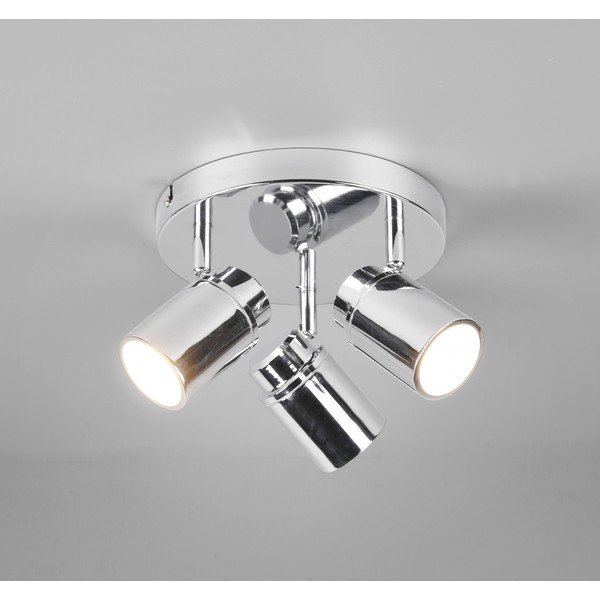 Kovové bodové svietidlo v lesklej striebornej farbe Angelo - Trio-image-1