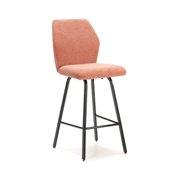 Barové stoličky v lososovoružovej farbe v súprave 4 ks 65 cm Bei - Marckeric