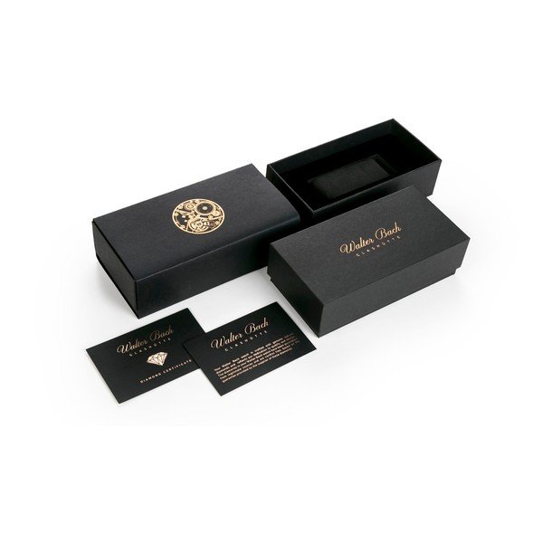 Dámske hodinky s bielym remienkom z pravej kože Walter Bach Union-image-2