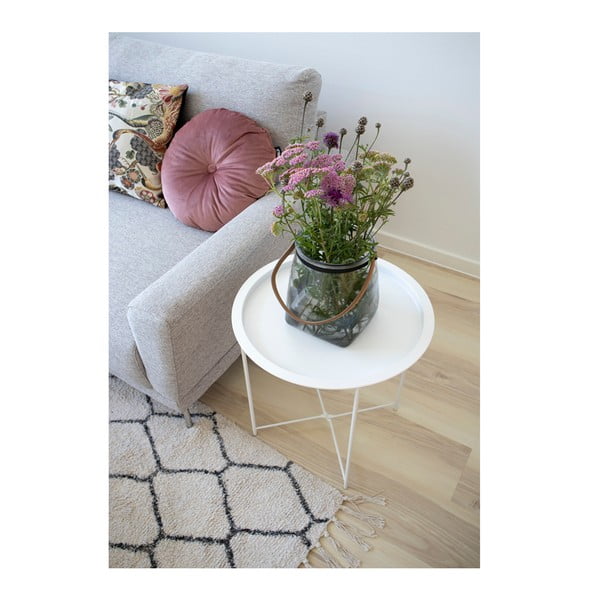 Kovový okrúhly odkladací stolík ø 47 cm Bastia – House Nordic-image-4