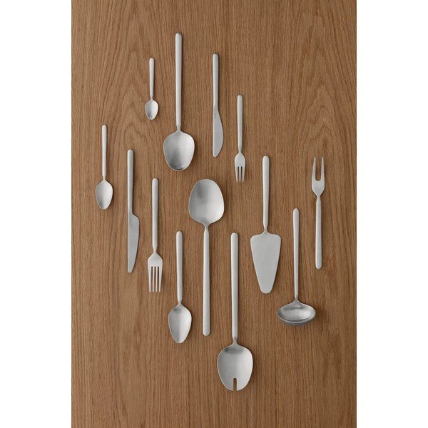 Antikoro dezertné vidličky v súprave 4 ks v matne striebornej farbe pre 4 osoby Stella – Blomus-image-1