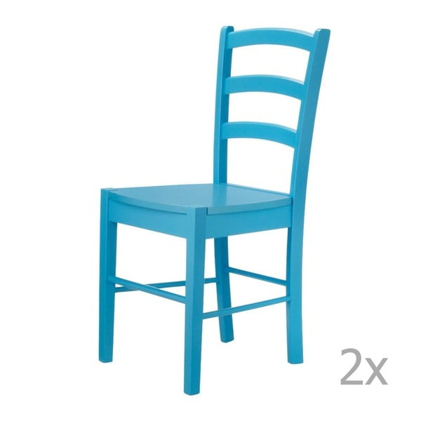 Sada 2 modrých jedálnych stoličiek 13Casa Kaos
