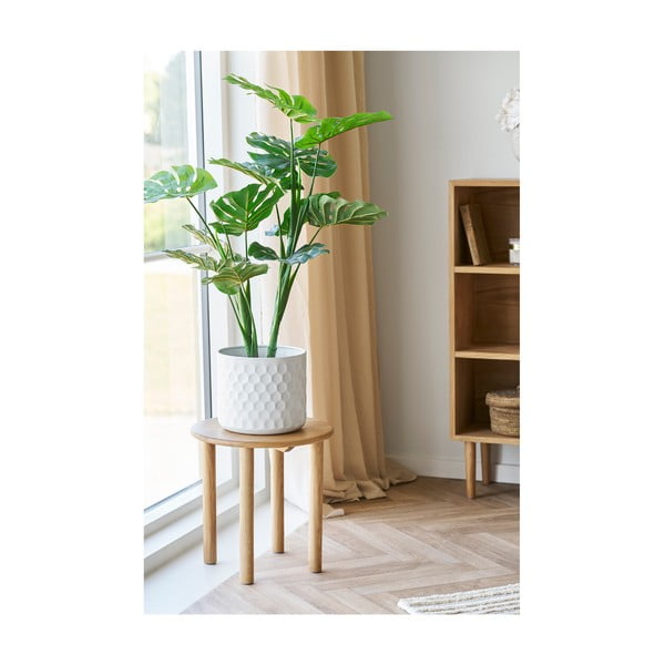 Okrúhly odkladací stolík z dubového dreva ø 40 cm Jena – House Nordic-image-3