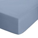 Modrá napínacia perkálová plachta 150x200 cm Easy Iron Percale – Catherine Lansfield