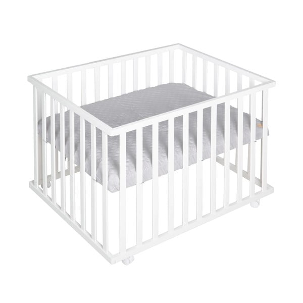 Biela detská ohrádka 100x75 cm Roba style – Roba-image-2