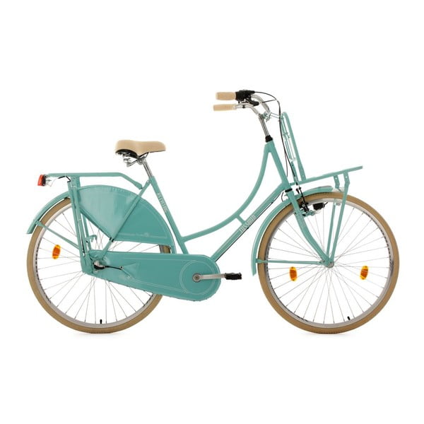 Bicykel Tussaud Green 28" s předním nosičem, výška rámu 54 cm, 3 prevody