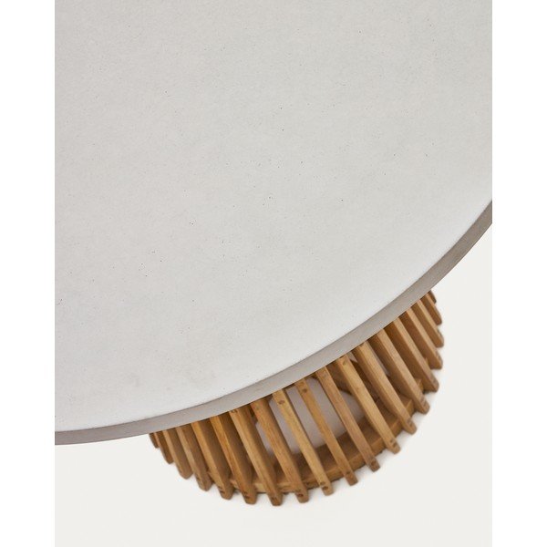 Okrúhly záhradný jedálenský stôl ø 90 cm Alcaufar – Kave Home-image-4