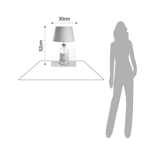 Biela stolová lampa Tomasucci Bottle-image-2