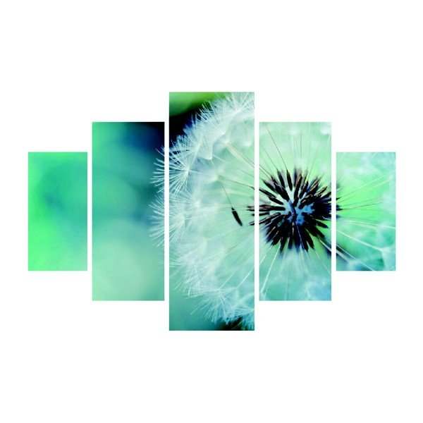 Viacdielny obraz Fluffy Green, 92 × 56 cm