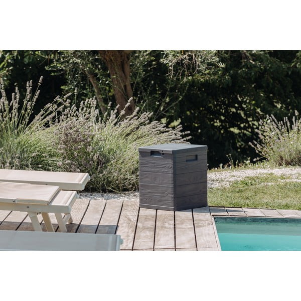 Tmavosivý záhradný úložný box Woodys – Toomax-image-1