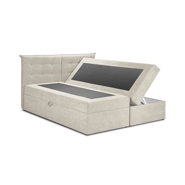 Béžová dvojlôžková posteľ Mazzini Beds Echaveria, 160 x 200 cm-image-2