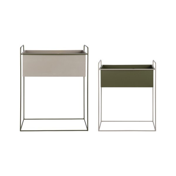 Kovové stojany na kvety 2 ks (výška  65 cm) Reina – PT LIVING-image-3