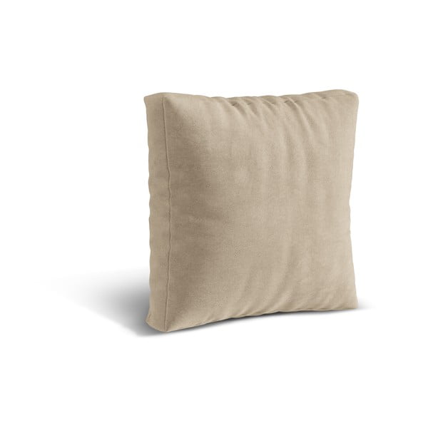 Béžový zamatový vankúš k modulárnej pohovke Martina – Micadoni -image-1