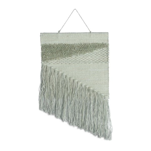 Svetlomodrá ručne vyrábaná tapiséria HF Living Polly, 45 x 70 cm