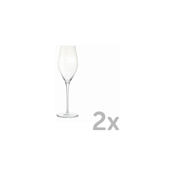 Súprava 2 pohárov na šampanské Salt&Pepper Aria, 0,32 l