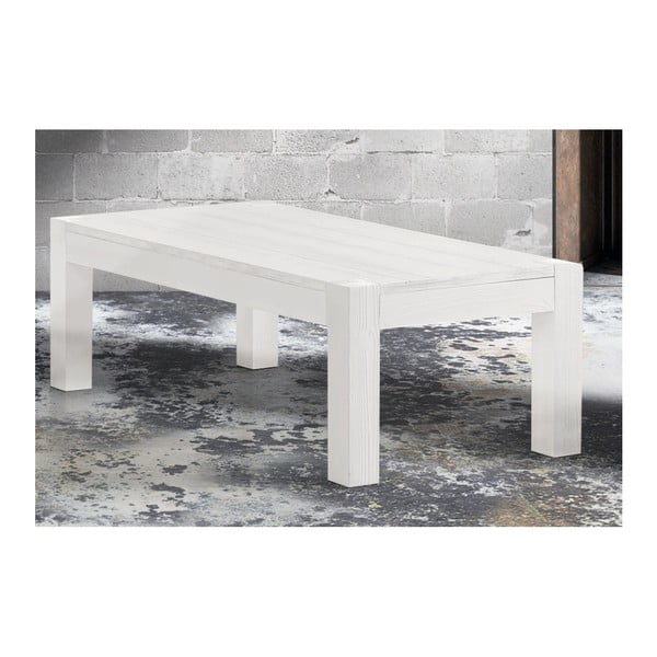 Biely konferenčný stolík z jedľového dreva Castagnetti Rectangular