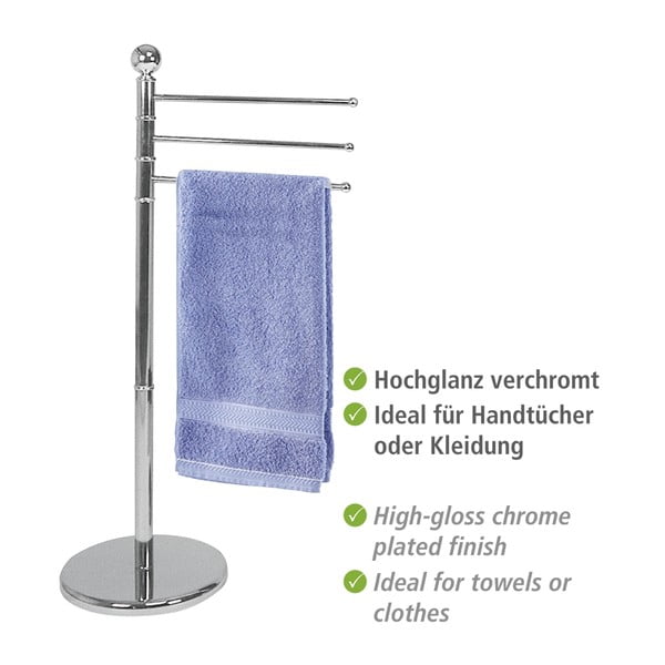 Chromovaný stojan na uteráky Wenko Exclusive-image-4
