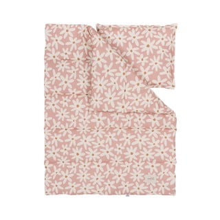 Bavlnené detské obliečky na jednolôžko 140x200 cm Blush Daisies - Malomi Kids