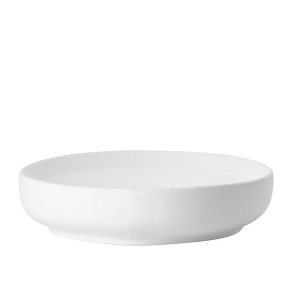 Biela porcelánová podložka na mydlo Zone Ume