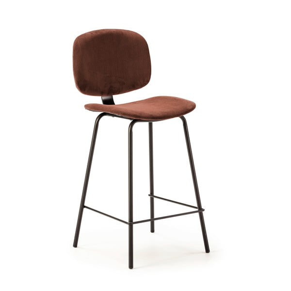 Vínové barové stoličky v súprave 2 ks (výška sedadla 64 cm) Arus – Marckeric