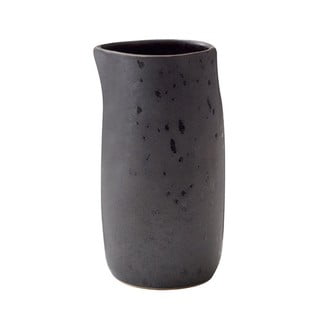 Čierny kameninový džbán na mlieko Bitz Basics Black, 0,2l
