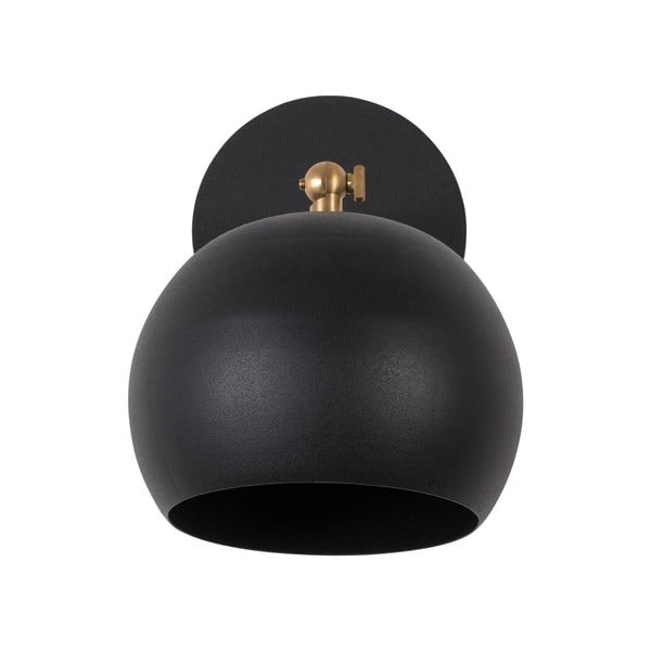 Čierne nástenné svietidlo ø 15 cm Stiva – Opviq lights-image-3