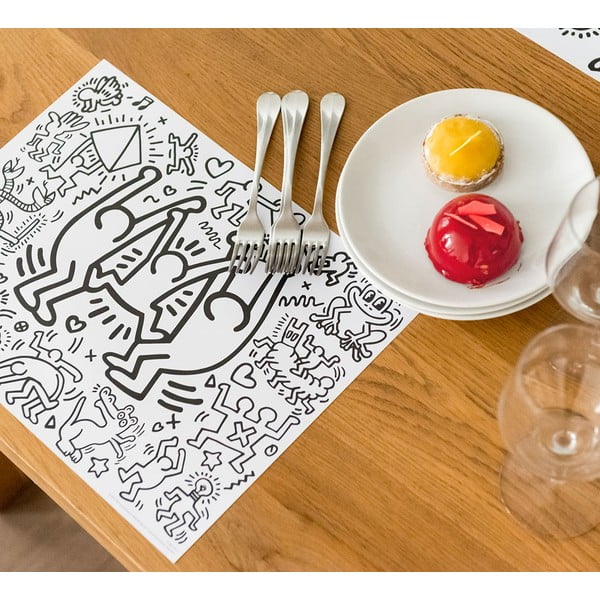 Prestieranie-maľovanka pre deti Keith Haring, 24 ks