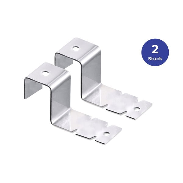 Háčiky z nehrdzavejúcej ocele v súprave 2 ks - Maximex-image-2