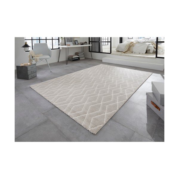 Sivo-béžový koberec Elle Decoration Euphoria Rouen, 160 × 230 cm-image-4