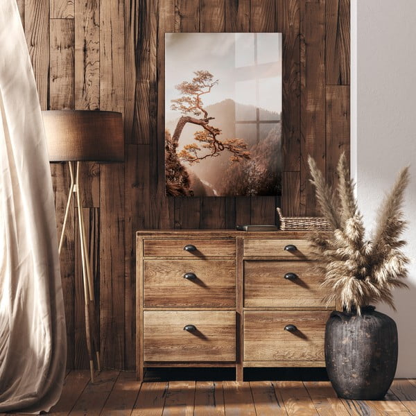 Sklenený obraz 50x70 cm Brown Tree - Styler-image-2