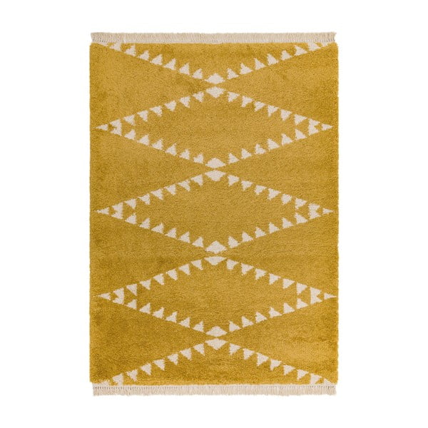 Koberec v horčicovej farbe 200x290 cm Rocco – Asiatic Carpets