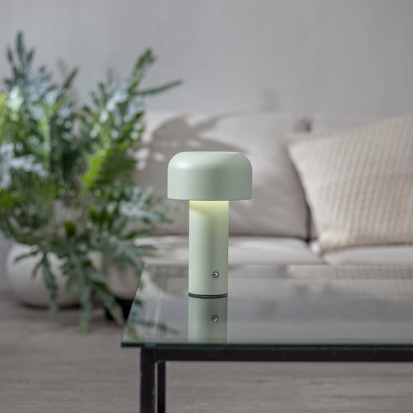 Zelená LED stolová lampa (výška 21,5 cm) Bobby – Star Trading-image-1