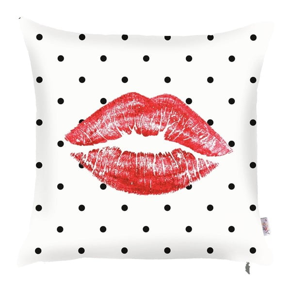 Obliečka na vankúš Mike & Co. NEW YORK Red Lips, 43 x 43 cm