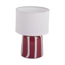 Červená kovová LED stolová lampa (výška  20 cm) Verano LED – Leitmotiv
