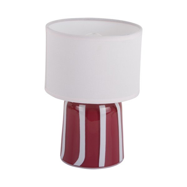 Červená kovová LED stolová lampa (výška  20 cm) Verano LED – Leitmotiv